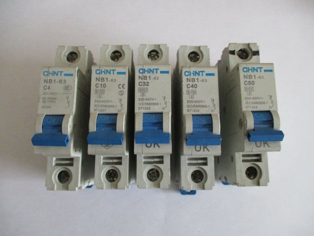 CHINT NB1-63/C6-2P Leitungsschutzschalter – 2-polig, 6 A, Charakteristik C, 6 KA – Für 400 V AC