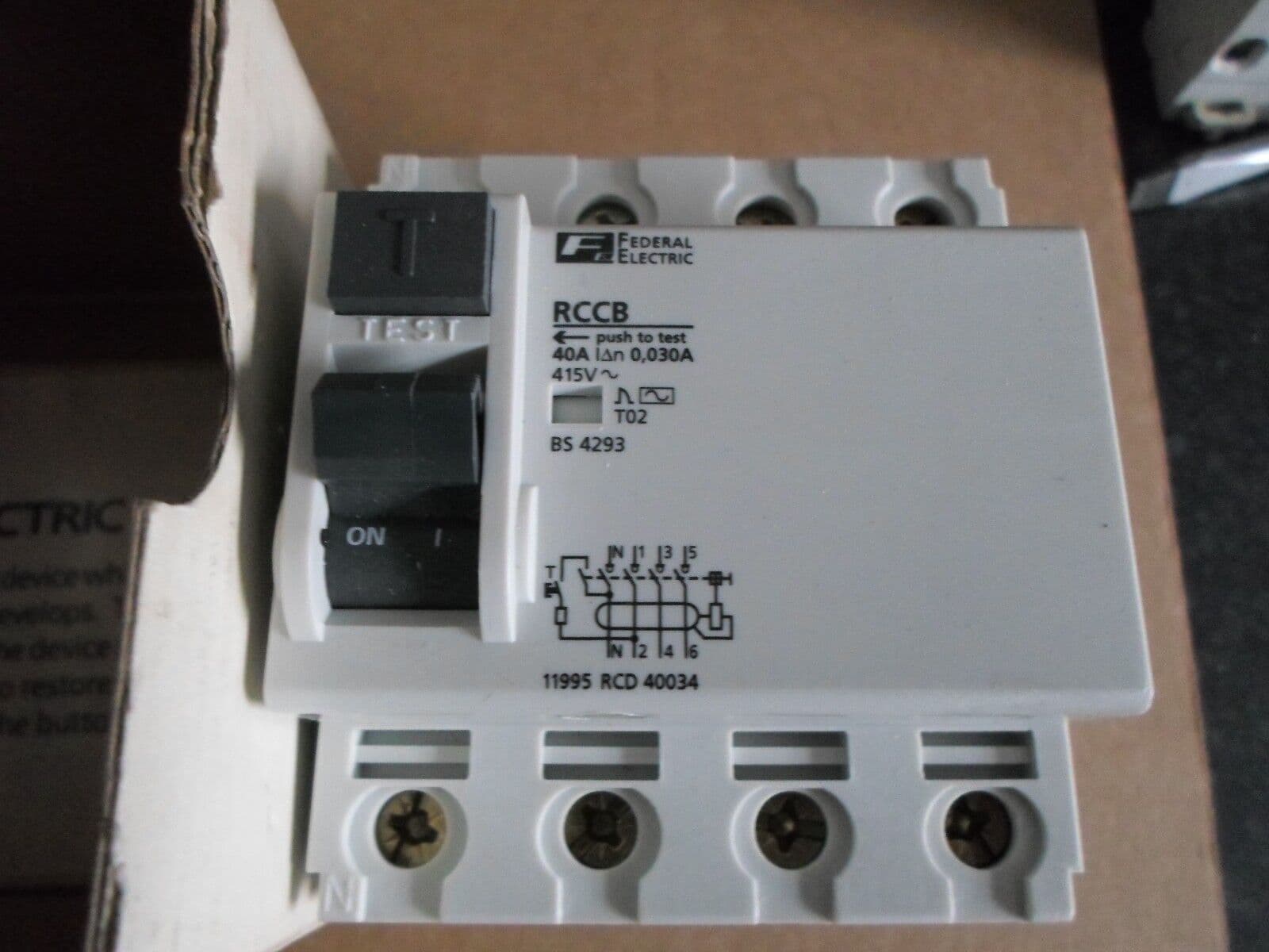 Federal Electric Stablok Stab-Lok FE 30A Verstärker 30mA RCBO