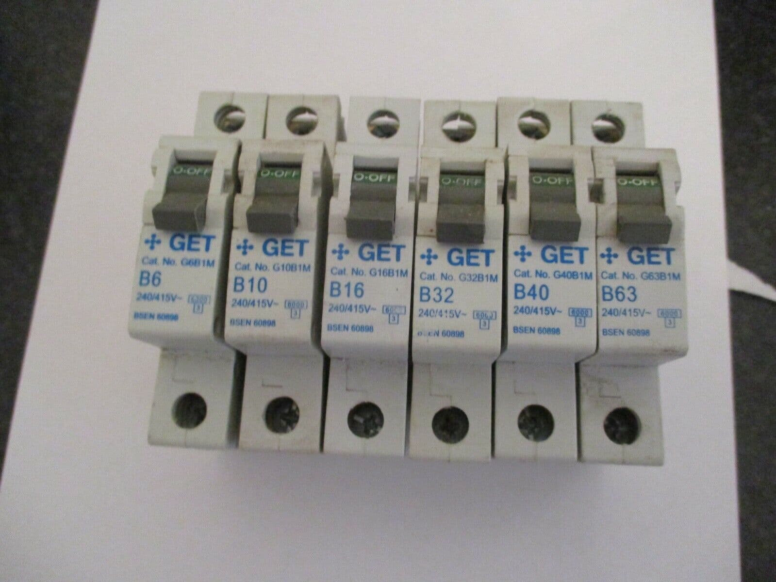 GET SCHUPA G1M RANGE B6 B10 B16 B20 B32 B40 B50 B63 AMP 6KA SINGLE POLE ...