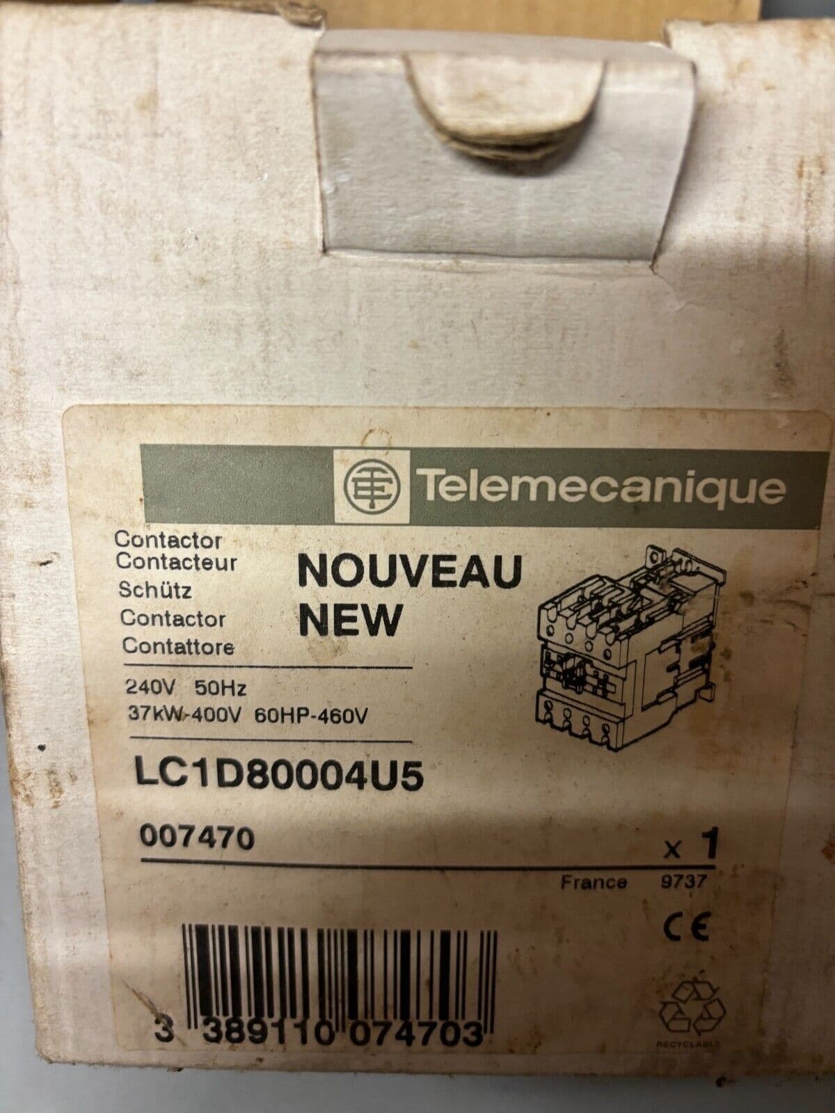 Contacteur Telemecanique LC1D18T7 - Neuf (NOS/surplus), Origine Mexique