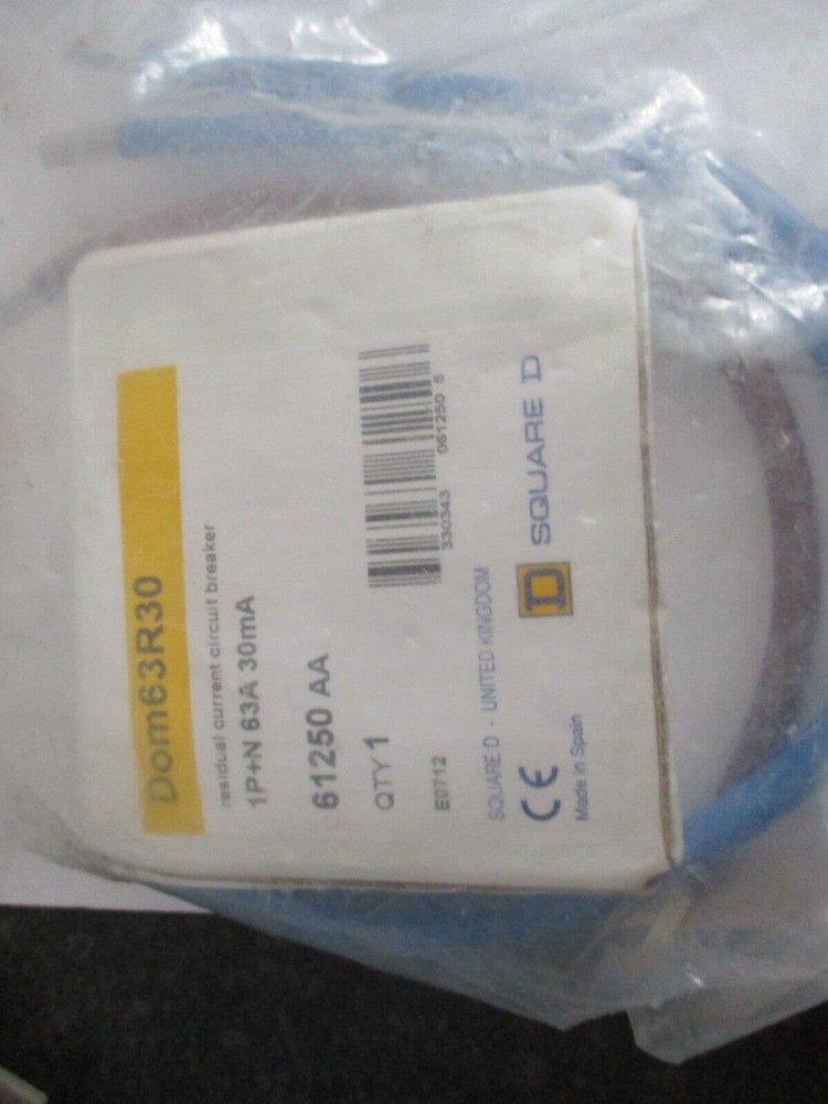 NEW SQUARE D DOM63R30KIT2 63 AMP 30mA SPLIT LOAD KIT