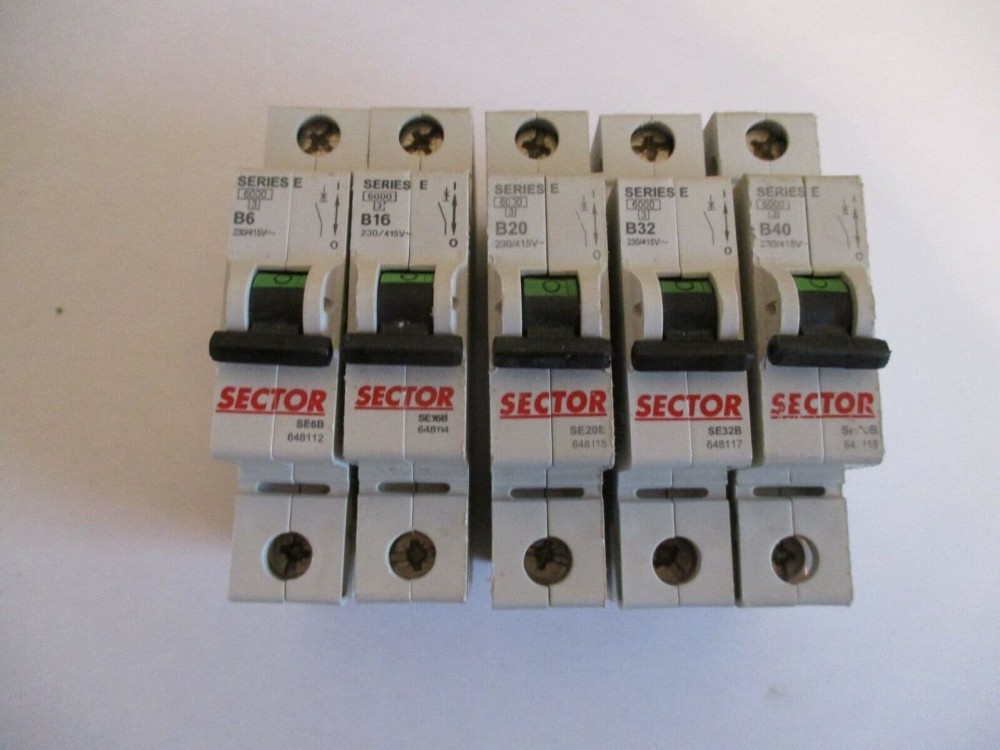 Basi Interruttori BS3871 Interruttori Magnetotermici Wylex B6, B10, B16, B20, B32, B40 - Usati Ma Funzionanti, Con/senza Basi Interruttori Usati - Foto 8