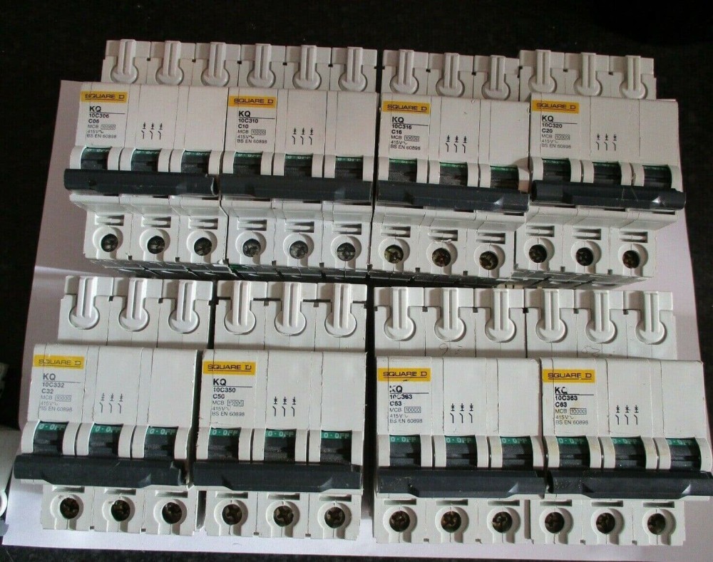 HAGER NC RANGE C4 C6 C10 C16 C20 C25 C32 C40 C50 C63 SINGLE POLE 10KA MCB'S